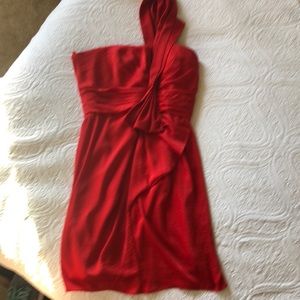 Red BCBG cocktail dress